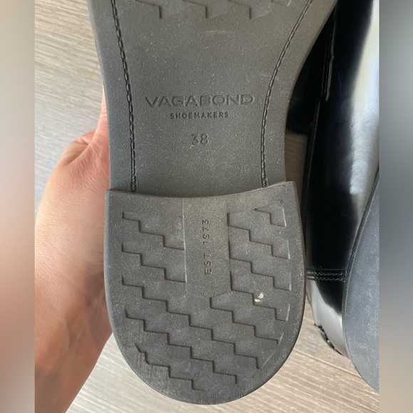 VAGABOND ALEX W LOAFER - POLISHED BLACK 38 with box - Picture 10 of 14